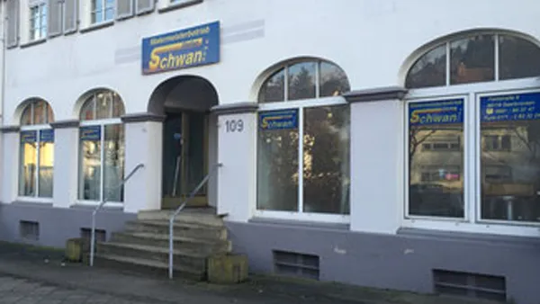 Firmensitz der Firma Schwan - Außenansicht